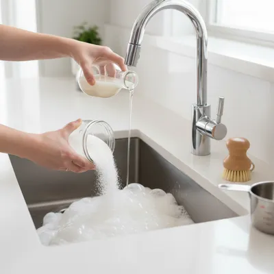 Image de couverture : Déboucher un évier sans Destop (ni plombier)