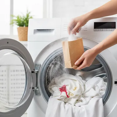 Image de couverture : Percarbonate de soude : blanchir son linge sans javel